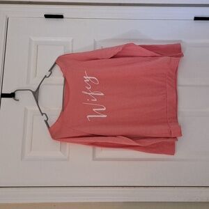 Peach Wifey Top